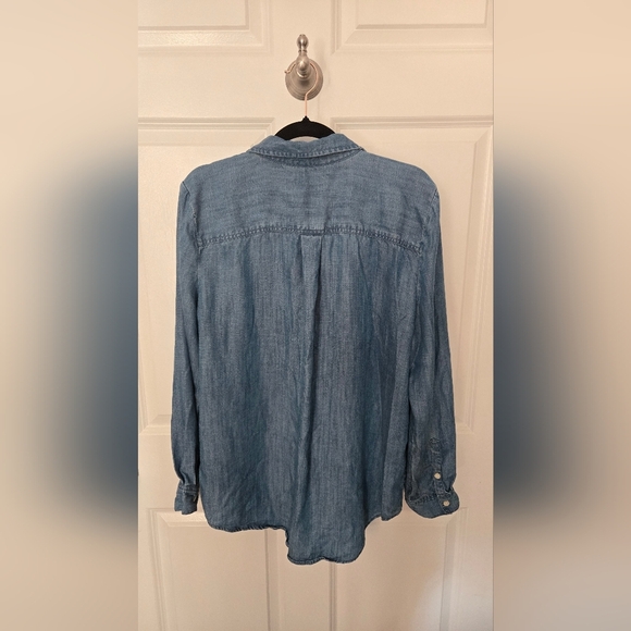 Style & Co Denim Button Up - Picture 7 of 8